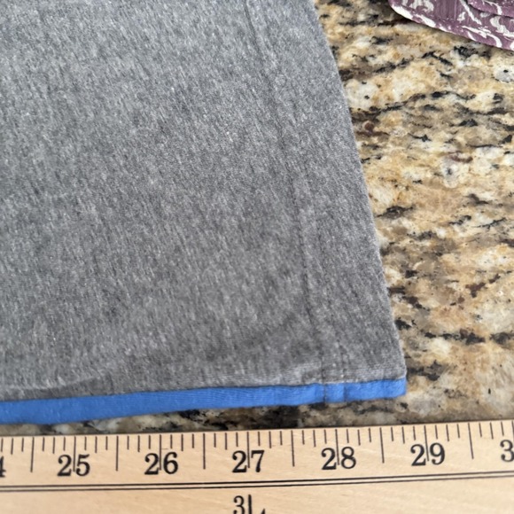 Detroit Lions Shirt Mens Large Blue Gray NFL Football Long Sleeve Team Apparel - Picture 5 of 6